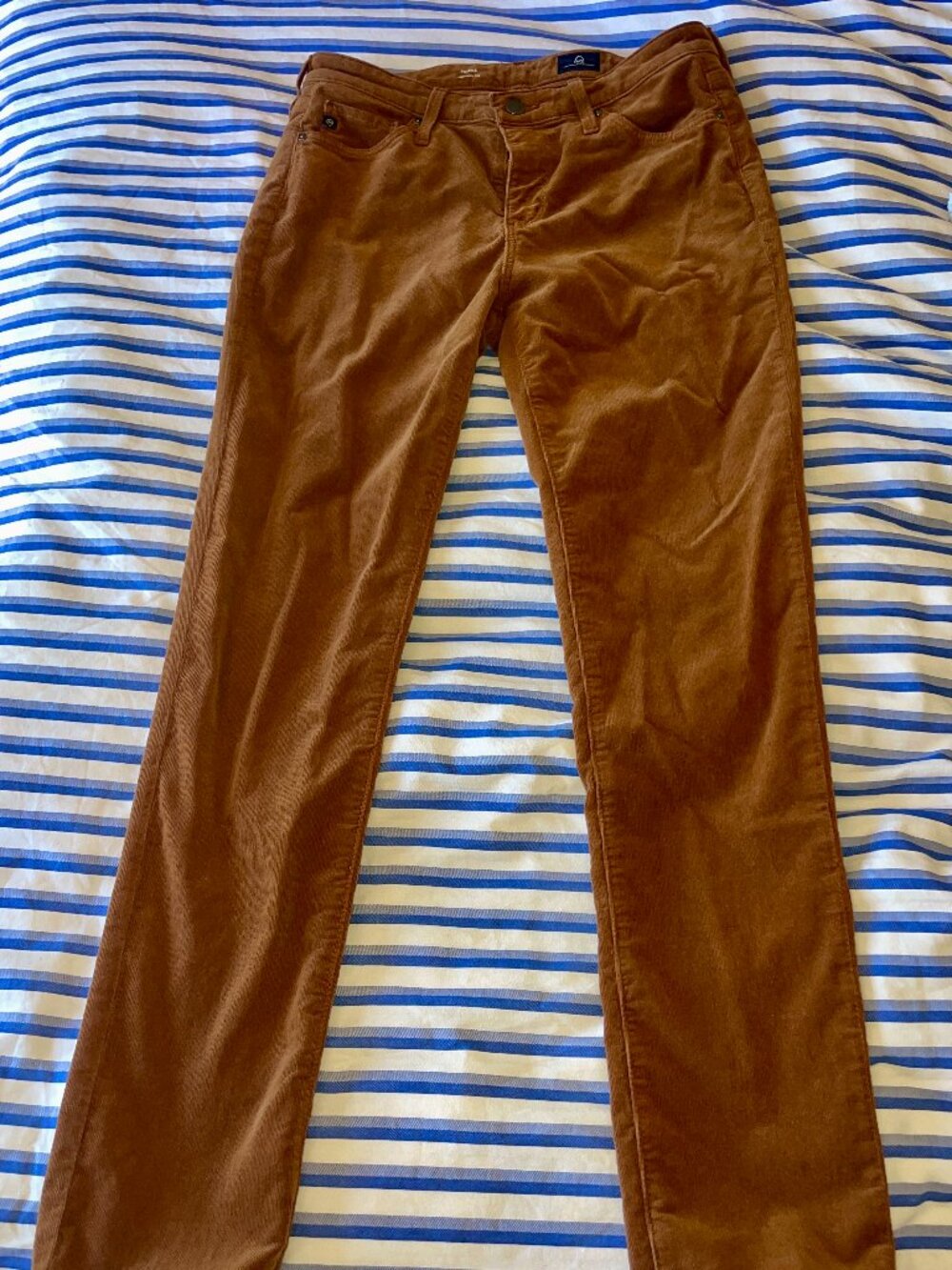 Adriano Goldschmied Prima Cigarette Leg Corduroys, Size 28 regular